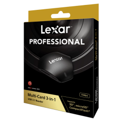 LEXAR MULTI-CARD 3 en 1 (Lector de memoria LRW500URB)