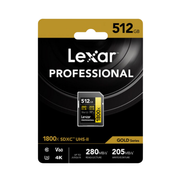 Lexar SD V60 GOLD 512GB