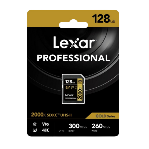 Lexar SD V90 GOLD 128GB