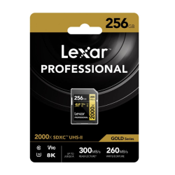 Lexar SD V90 GOLD 256GB