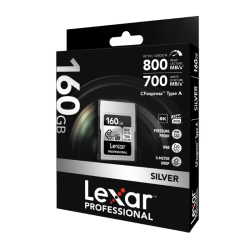 MEMORIA LEXAR 160GB CFEXPRESS SILVER TIPO A
