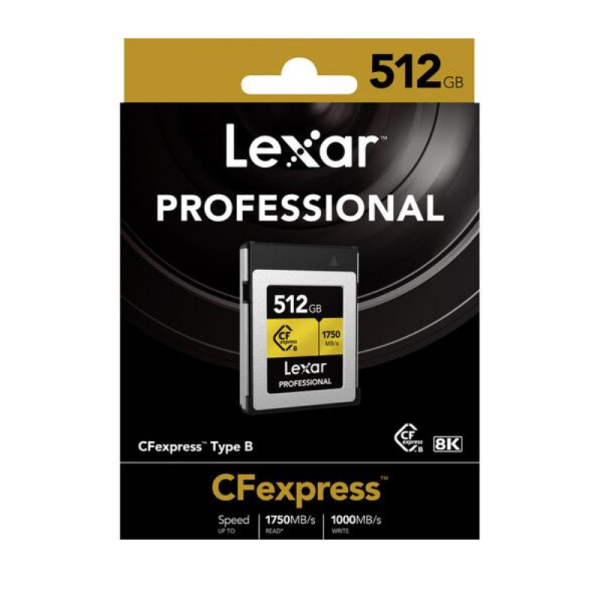 MEMORIA LEXAR 512GB CFEXPRESS GOLD TIPO B