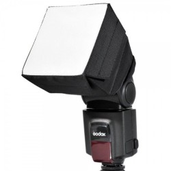 Difusor minisoftbox GODOX SB1010 (10x10cm) para flash portátil