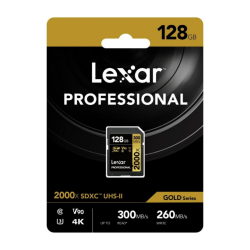 Lexar SD V90 GOLD 128GB